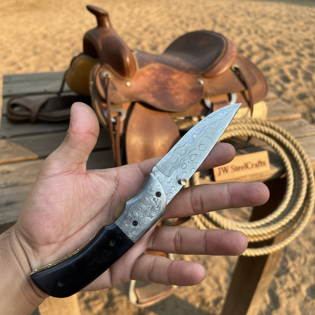 Rosewood Ridge Folder Knife 6" Handmade Rosewood Handle Liner Lock