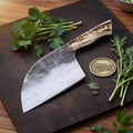 Staghorn High Carbon Cleaver for Meat and Vegetable Prep