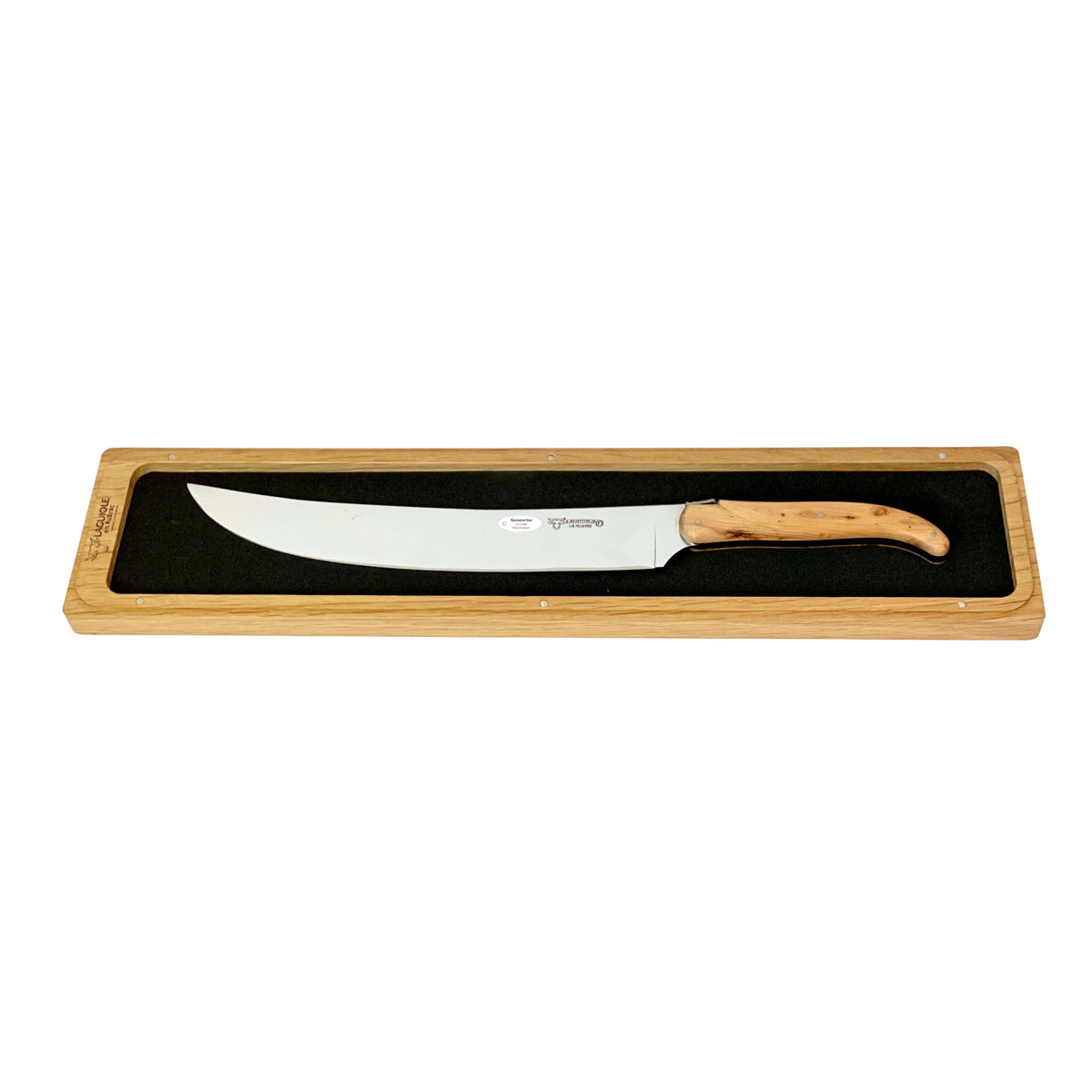 Laguiole en Aubrac Champagne Saber with Juniper Wood Handle