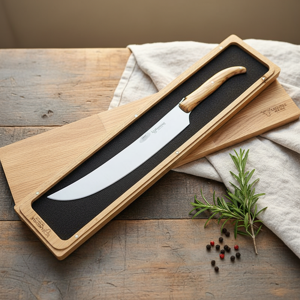 Laguiole en Aubrac Champagne Saber with Olivewood Handle