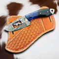 Cowboy Bull Cutter Knives – Handmade Damascus Steel Blade