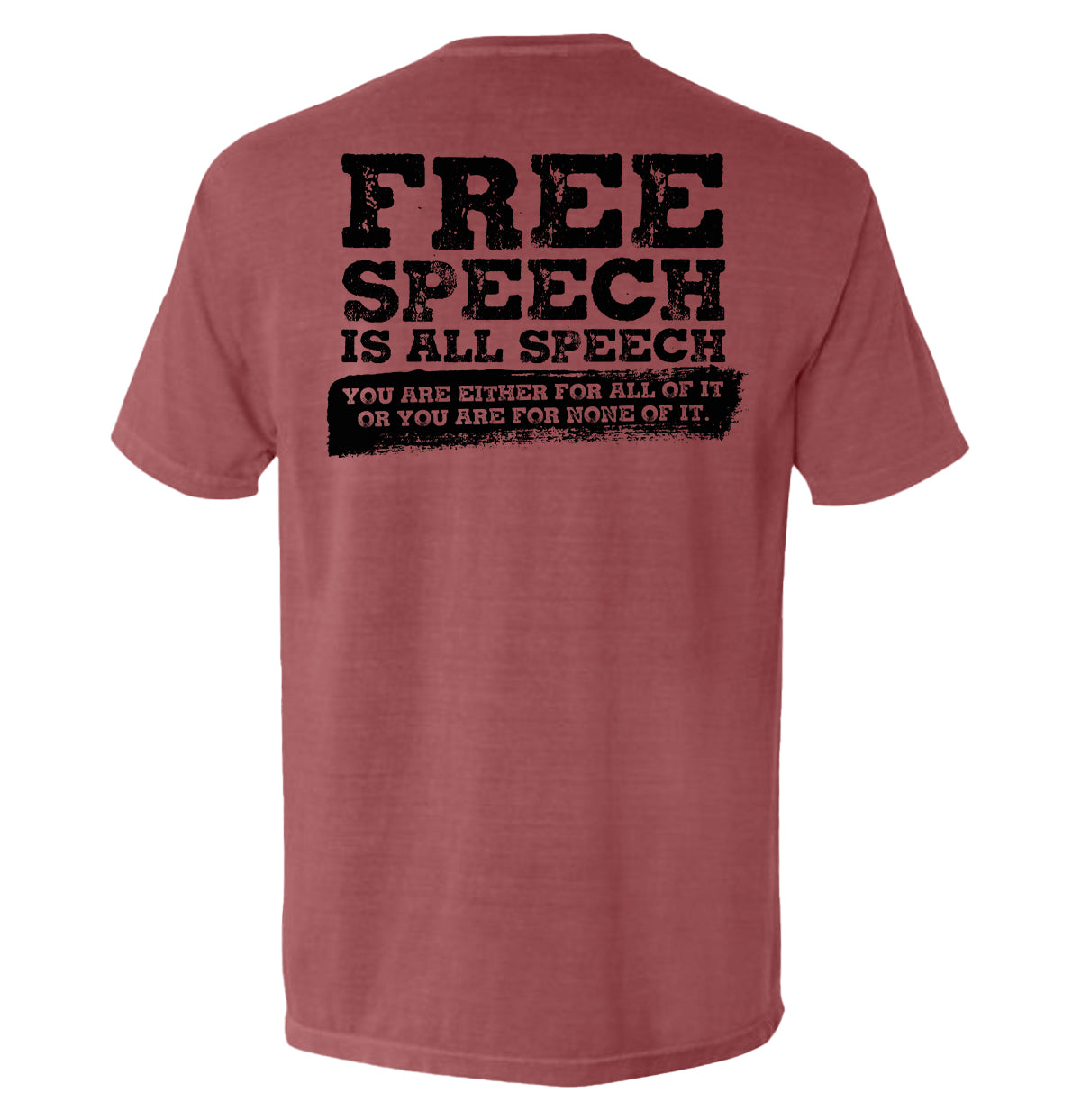 Shield Republic Free Speech Is All Speech graphic t-shirt - Relic & Reel