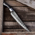 Damascus Steel Best Chef Knife – 7" Custom Handmade with Pakkawood Handle