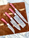 Premium Damascus Steel Knife Sets - Handmade Custom Design