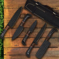Custom Handmade Blue Knives with D2 Steel Blade – 9" to 13"