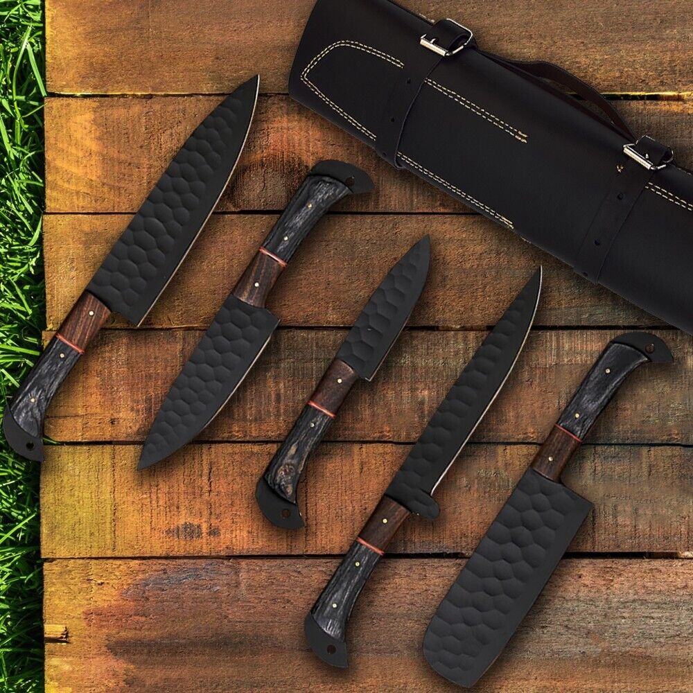 Custom Handmade Blue Knives with D2 Steel Blade – 9" to 13"