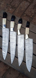 Custom Kitchen Knives – Hand Forged Damascus Steel Blade