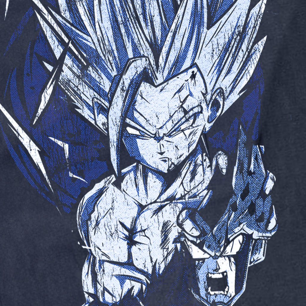 Vintage 00S Dragon Ball-Z 'Gohan Super Sayain 2' Black T-Shirt