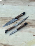 Handmade kitchen knife set