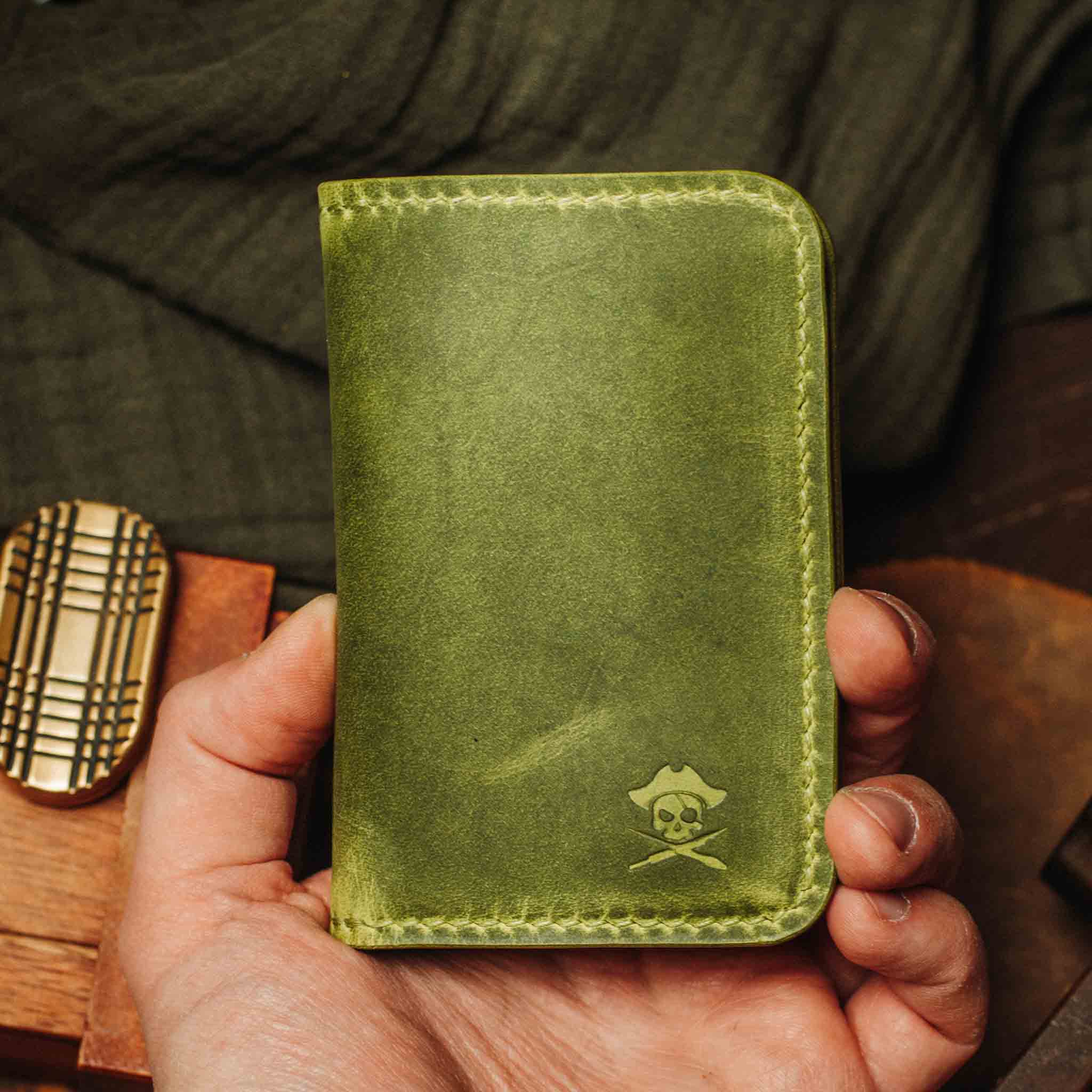Pirate Goods Buccaneer – Slim Leather Bifold Wallet