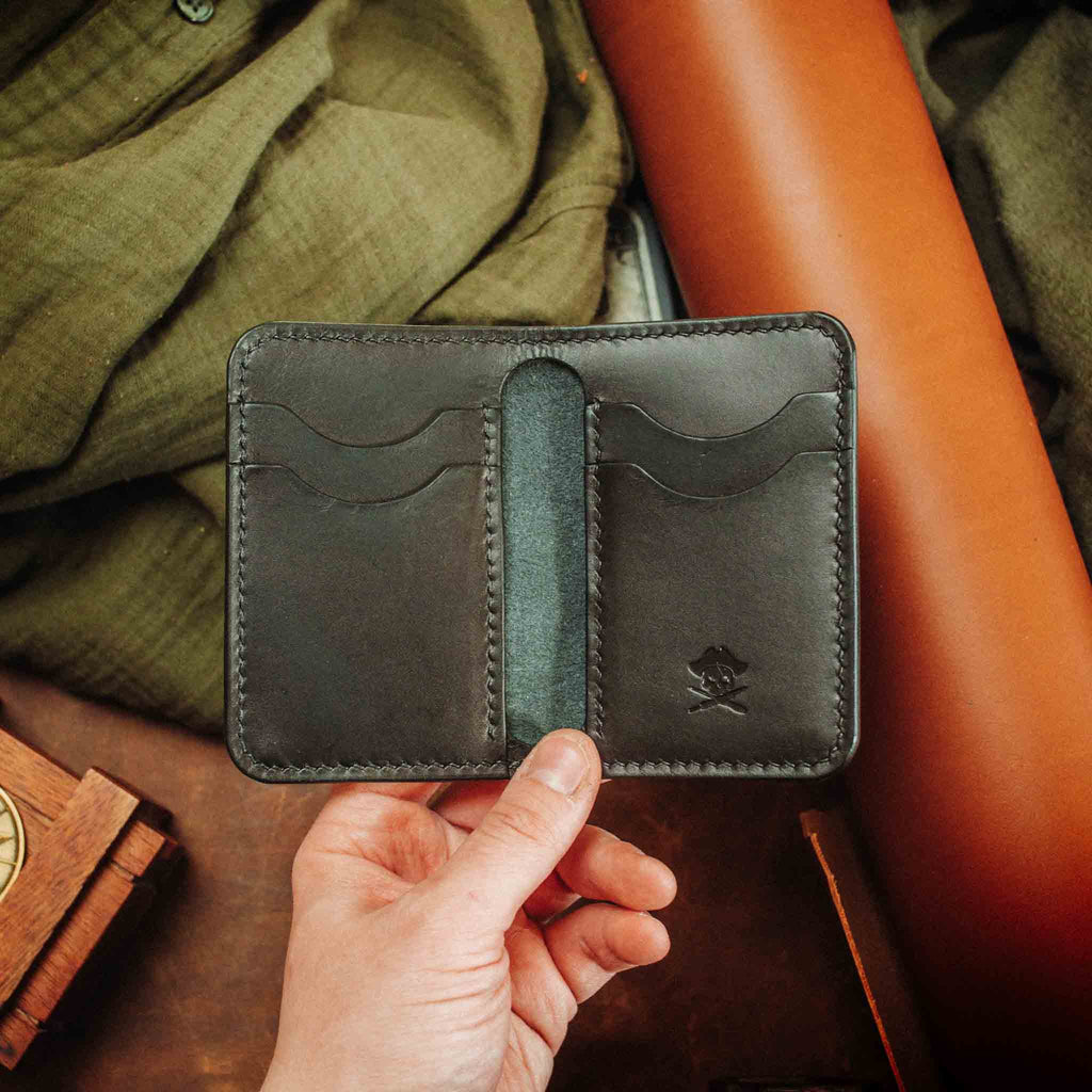 Pirate Goods Buccaneer – Slim Leather Bifold Wallet