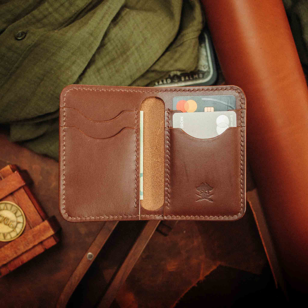 Pirate Goods Buccaneer – Slim Leather Bifold Wallet