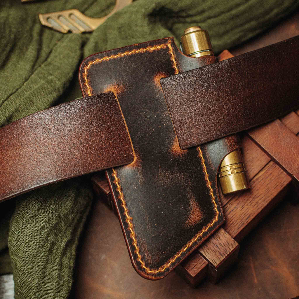 Pirate Goods Sailor v4 Knife Sheath – Leather EDC Belt Knife Holder