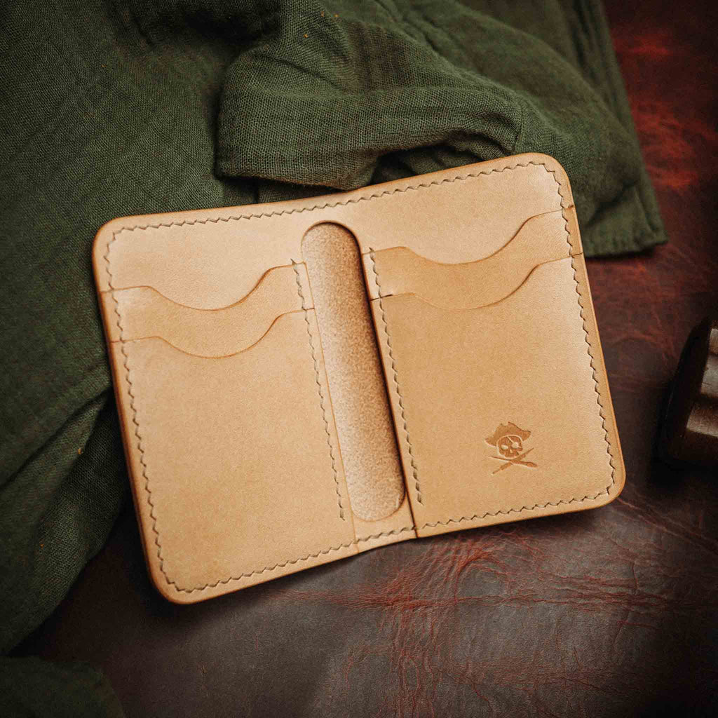 Pirate Goods Buccaneer – Slim Leather Bifold Wallet