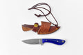 Titan Purple Twist Damascus Kubaton Keychain Tool TK-202