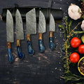 Damascus Knife Set – Masterful Craftsmanship for Your Kitchen