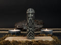 Hand-Carved Baldr Wooden Figurine – Norse God of Light and Purity
