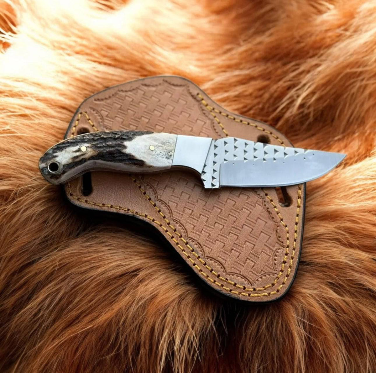 Hand forged rasp file knife by cskforged, a durable EDC tool with a rustic, full-size rasp file design for versatile use.