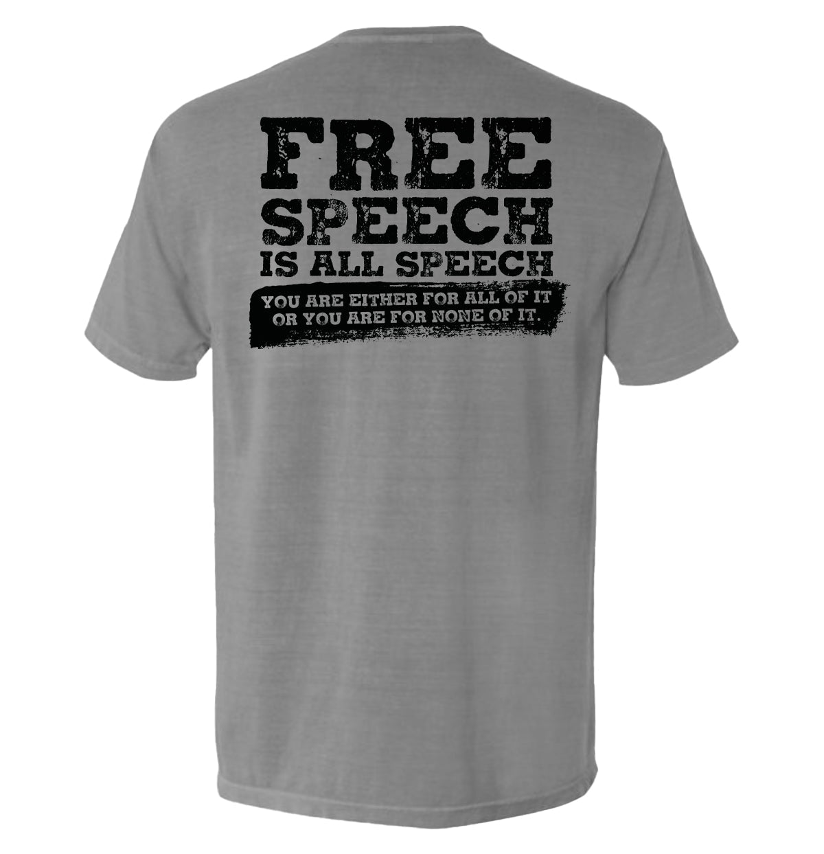 Free Speech Is All Speech graphic t-shirt - Shield Republic | Relic & Reel