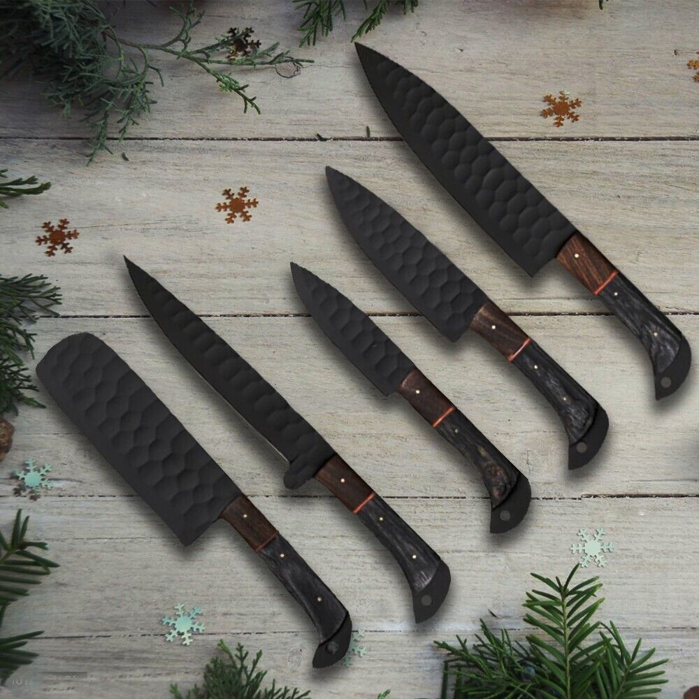 Custom Handmade Blue Knives with D2 Steel Blade – 9" to 13"
