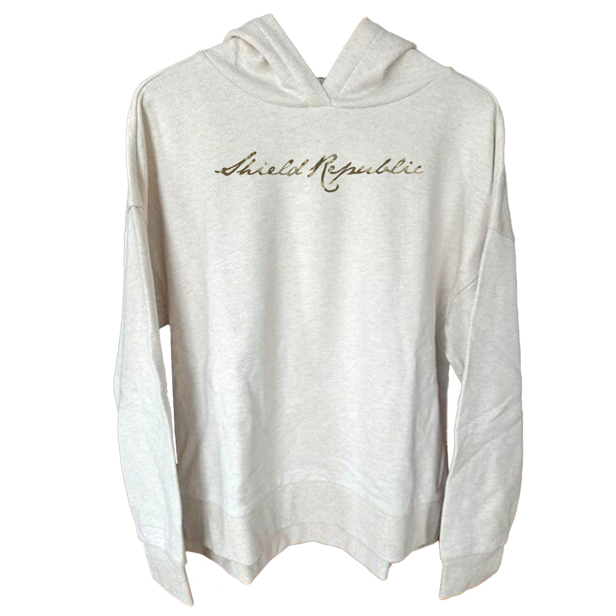 Shield Republic Duck Camo Script hoodie - Relic & Reel