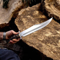 cskforged Rogue Expedition camping knife with a durable blade and ergonomic handle, ideal for outdoor camping and survival activities