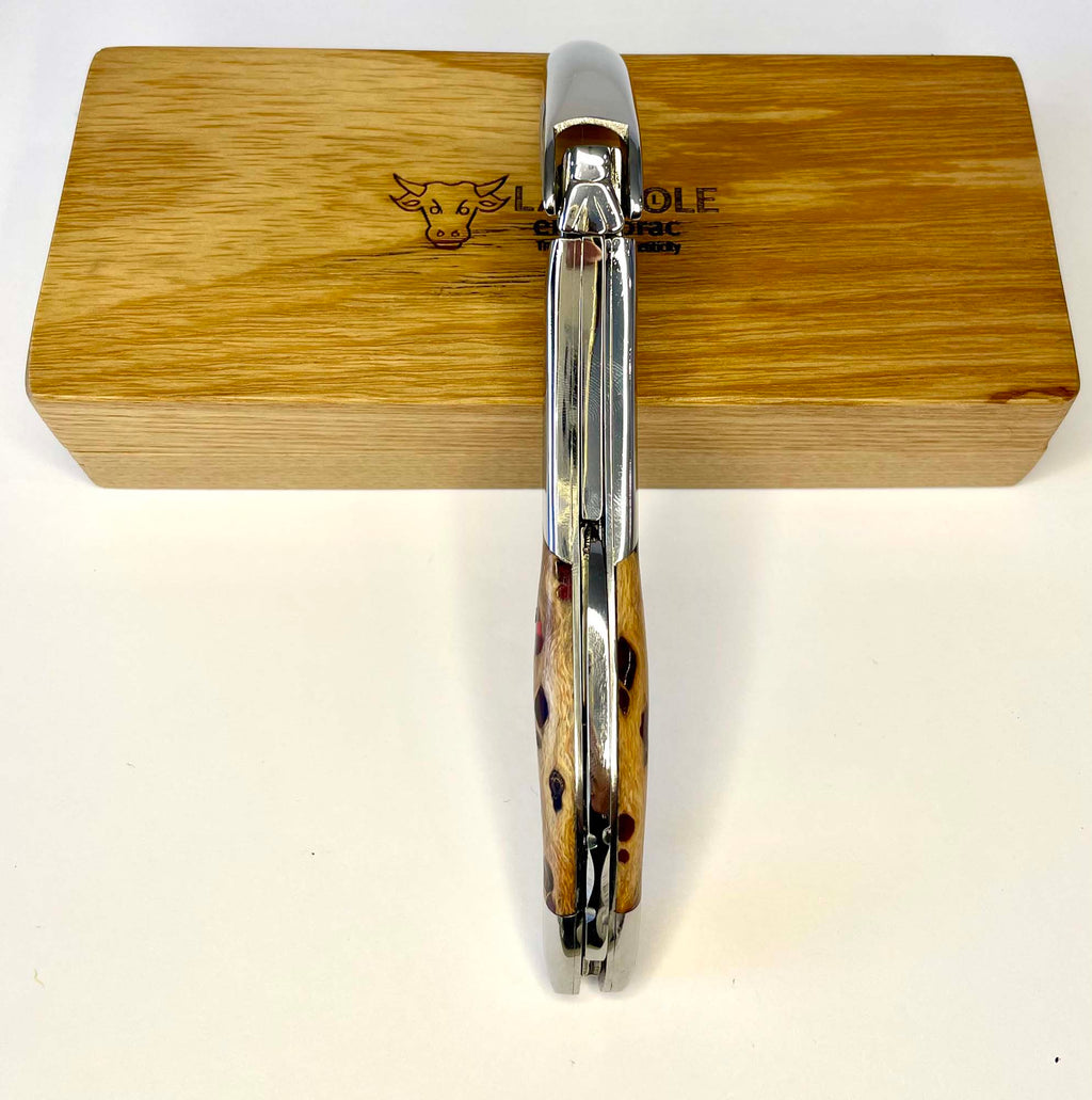 Handcrafted Sommelier Waiter's Corkscrew with Cactus Fuchsia Handle by Laguiole en Aubrac