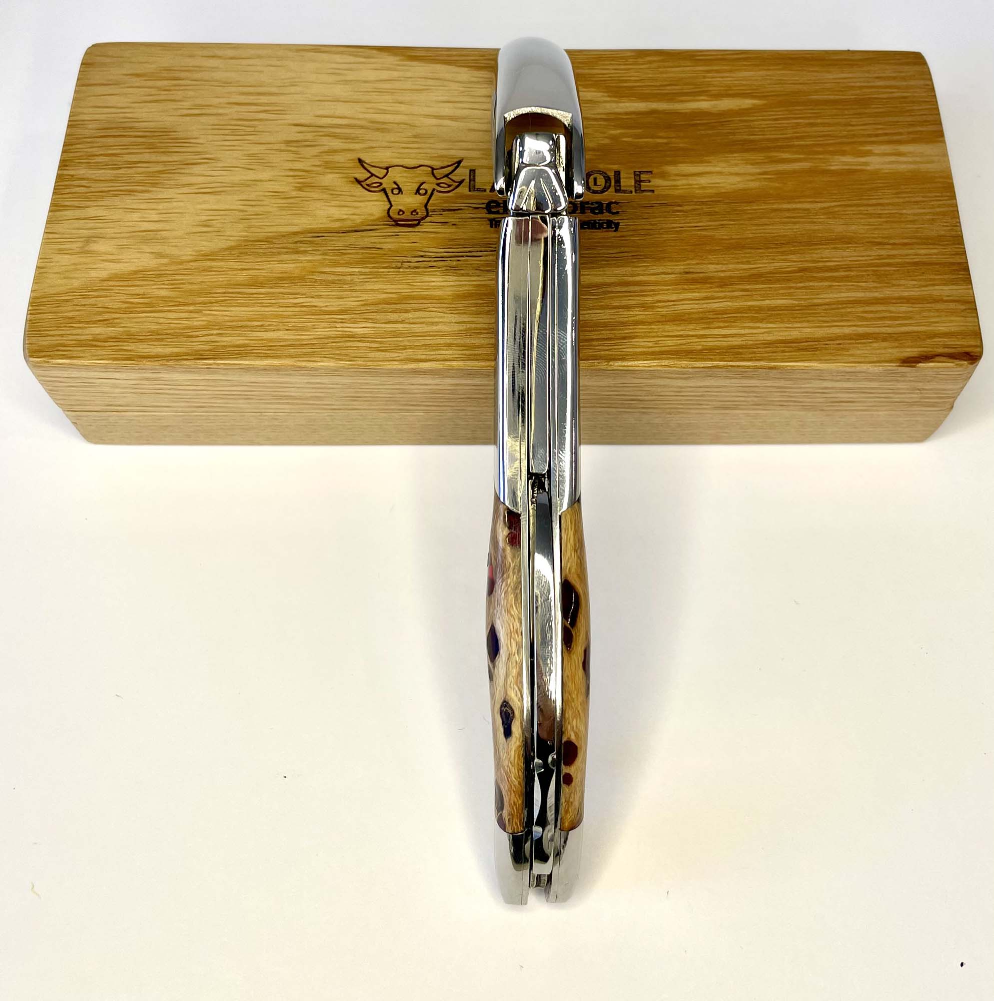 Handcrafted Sommelier Waiter's Corkscrew with Cactus Fuchsia Handle by Laguiole en Aubrac