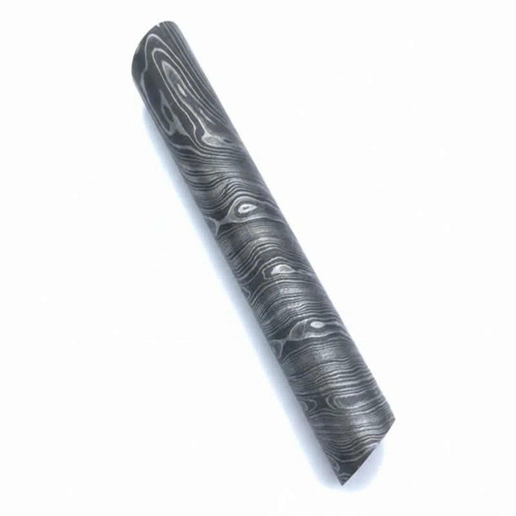 Custom Handmade Wolfcore Forge Damascus Round Bar 5.5 Inch 32 mm Diameter