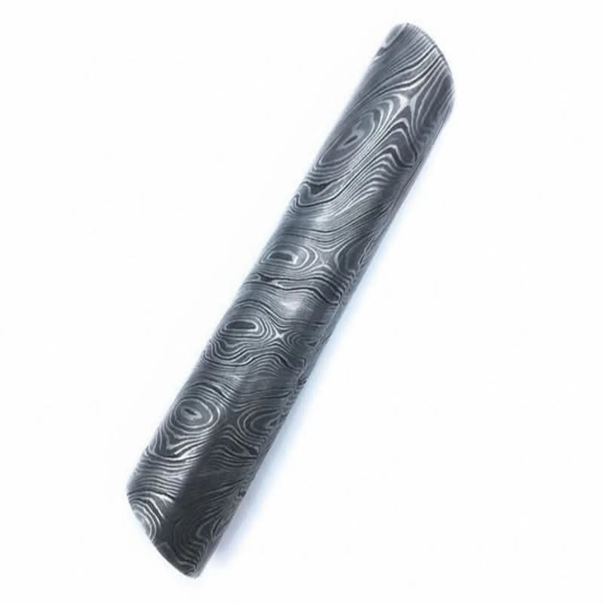 Ashgrain Damascus Rod Handmade 5.5 Inch Round Bar for Ring Making