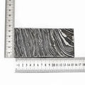 Damascus Steel Billet Bar 4mm Thick Pattern Welded Blank for Knife Making