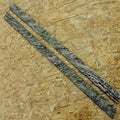 Ridgeline Damascus Steel Bar 20" Pair 1.5" Wide Pattern Welded Stock for Knife Blades and Tool Making