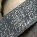 Damascus Steel 15" x 1.75" Blank Billet (Ledder) for Knife Making