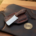 Satin Sheepsfoot Bull Cutter Knife for Ranch Chores - outdoor fixed blade knife | Relic & Reel