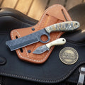Hammered Bull Cutter Knife Set for ranch work and collecting - Divine Knives | Relic & Reel