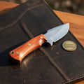 Rosewood Handle Skinner Knife for Hunting and Outdoor Tasks - outdoor fixed blade knife | Relic & Reel