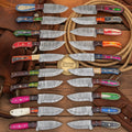Damascus Hunting Skinner Knives Lot with Twenty Blades