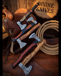 Celtic Engraved Viking Tomahawk Axe Collection – Set of 4