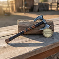Wing Etched Tomahawk Axe with Celtic Design and Wrapped Handle