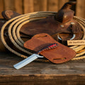 Warivo Bull Cutter Knife with Multicolor Wood Handle