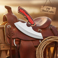 Bnazind Ulu Knife with Multi Color Pakka Wood Handle
