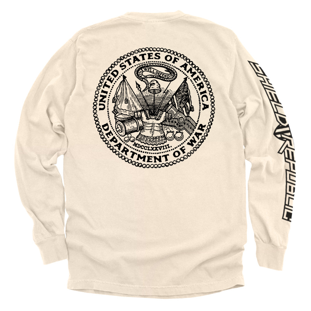 United States of America Department of War graphic long sleeve shirt - Shield Republic