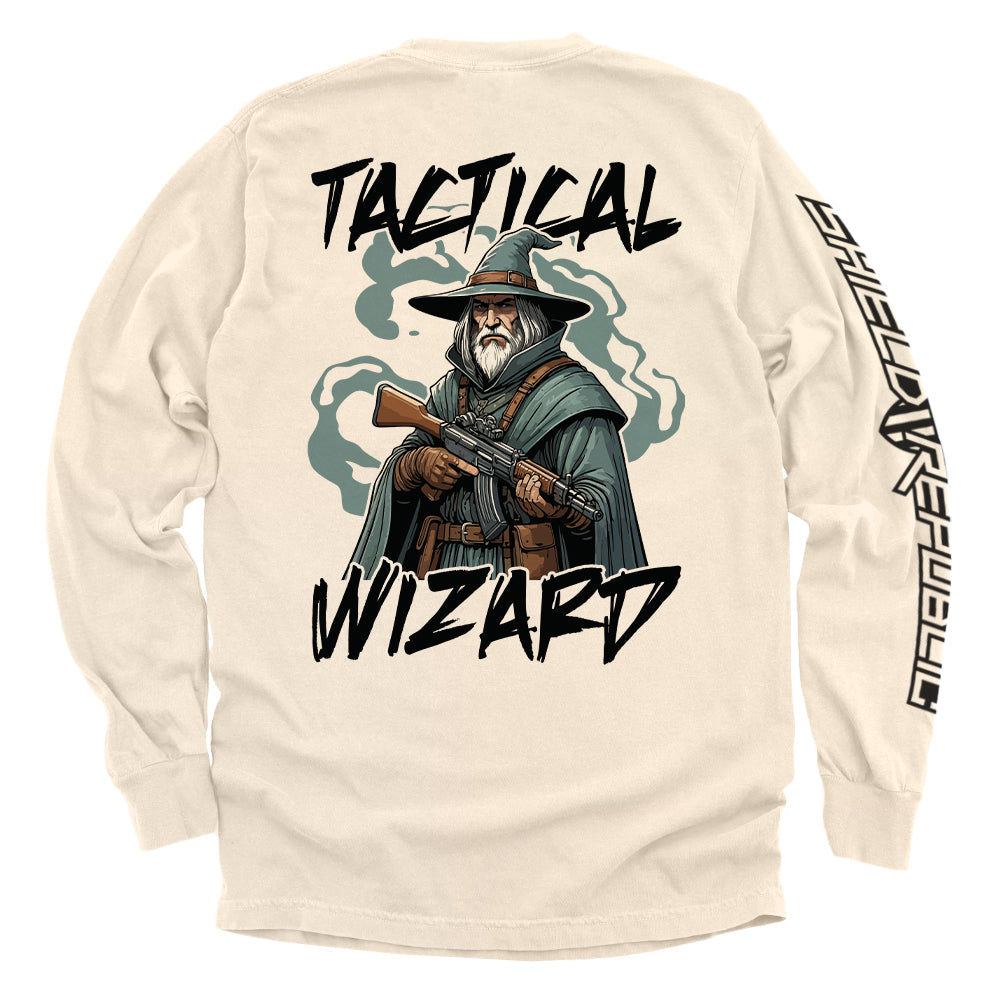 Tactical Wizard graphic long sleeve shirt - Shield Republic