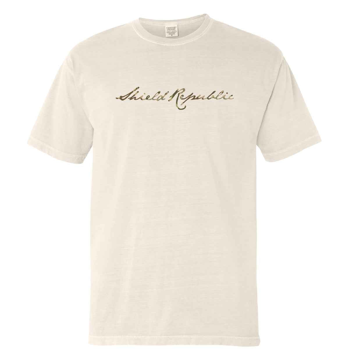 Shield Republic Duck Camo Script (Front)