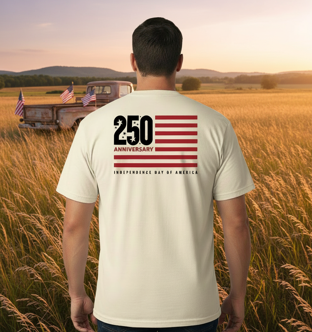 America 250 Years Anniversary Flag