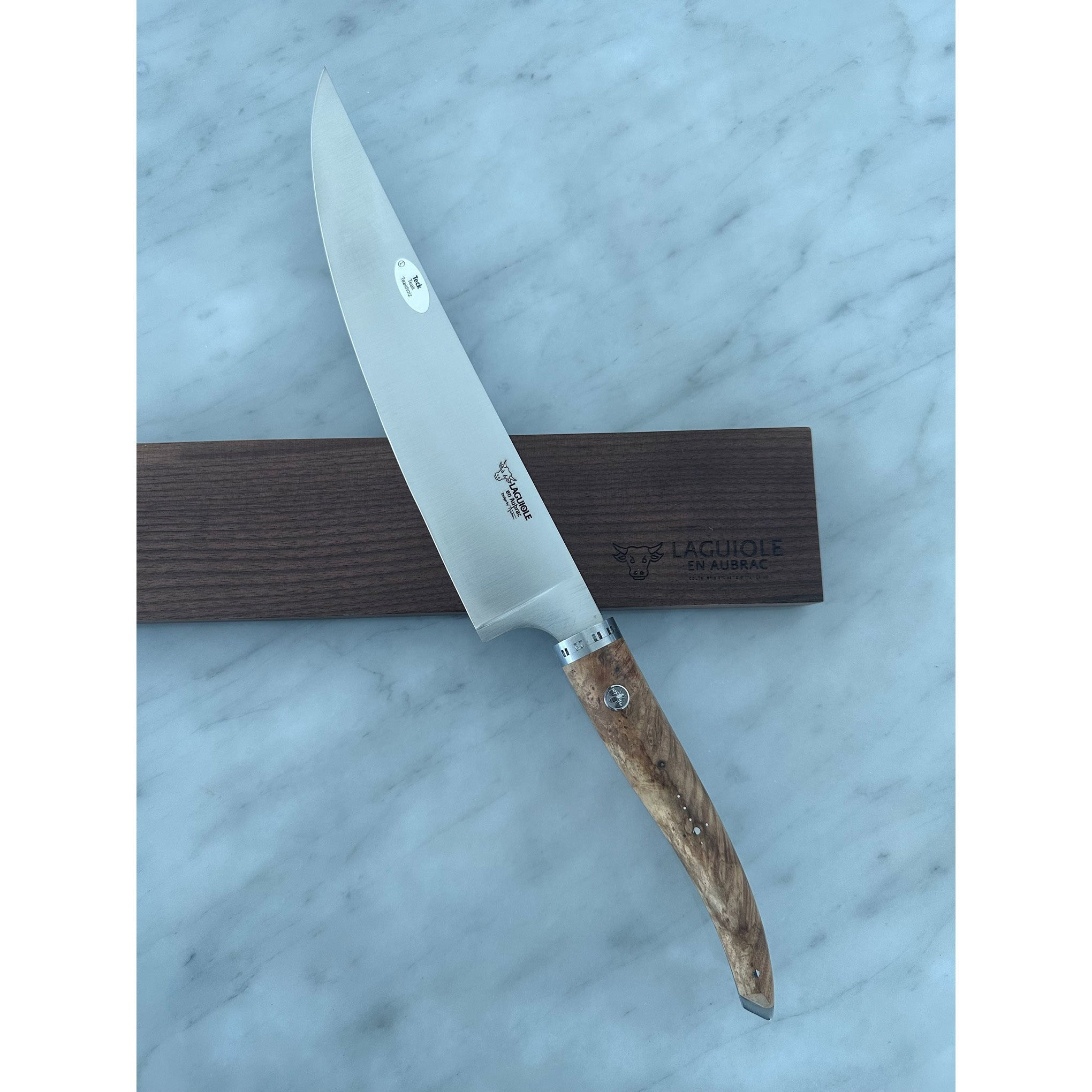 Laguiole en Aubrac Walnut Magnetic Knife Holder Bar