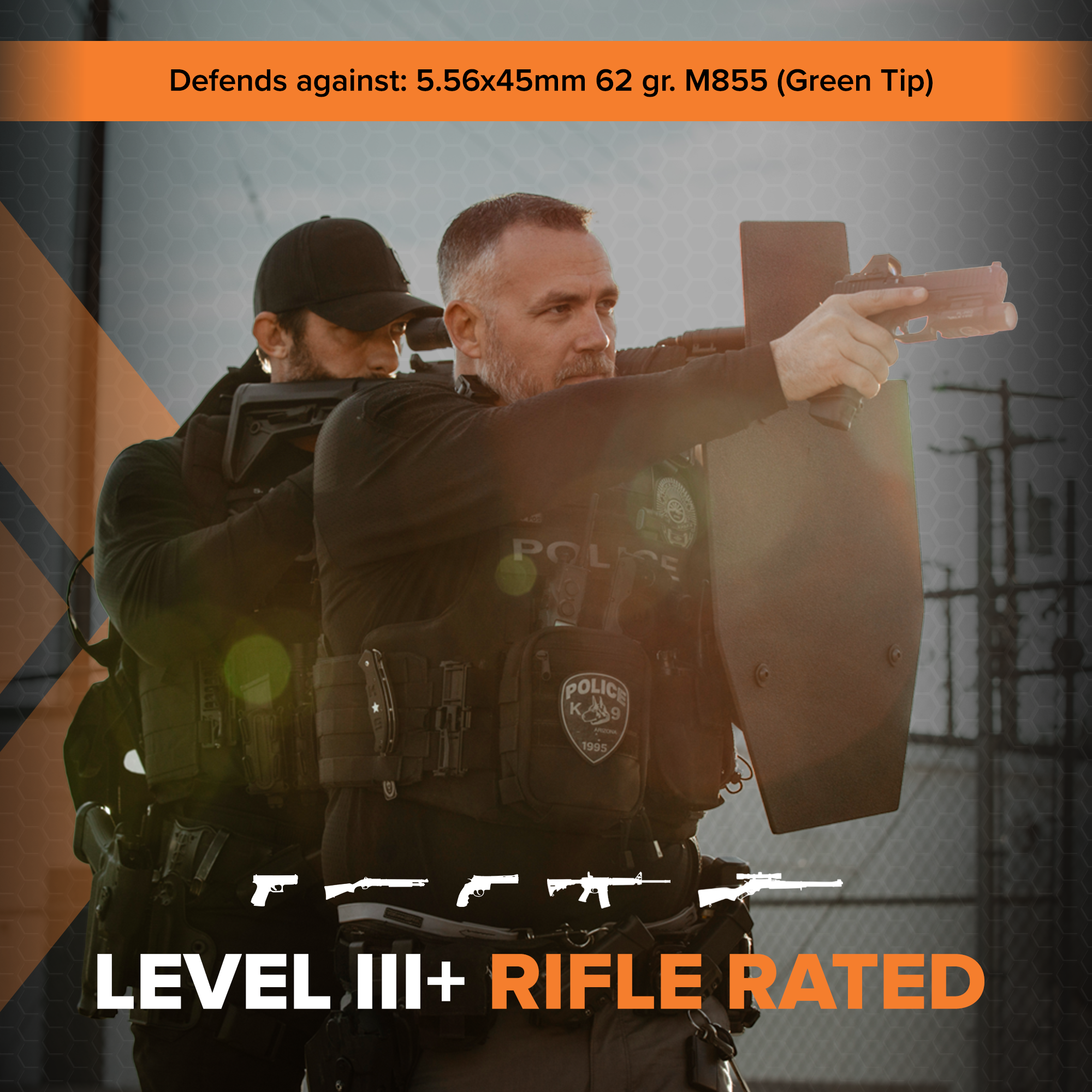 RTS Tactical Level III+ Rifle Special Threats Mini Shield
