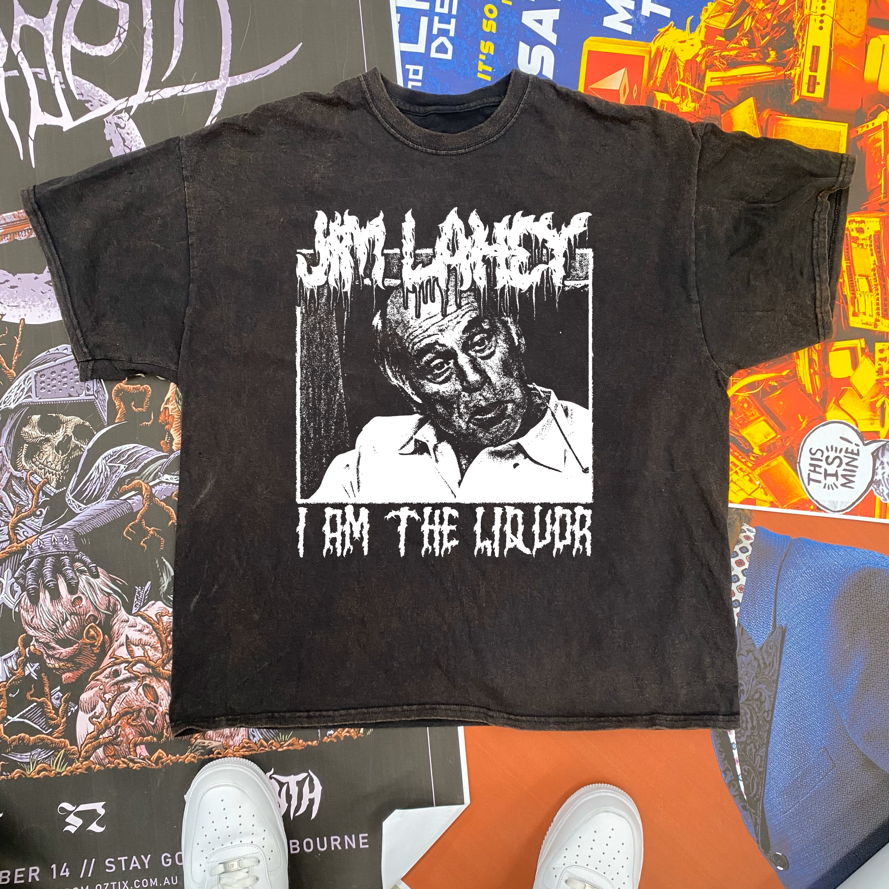 Mr. Lahey Death Metal Vintage Black T-Shirt