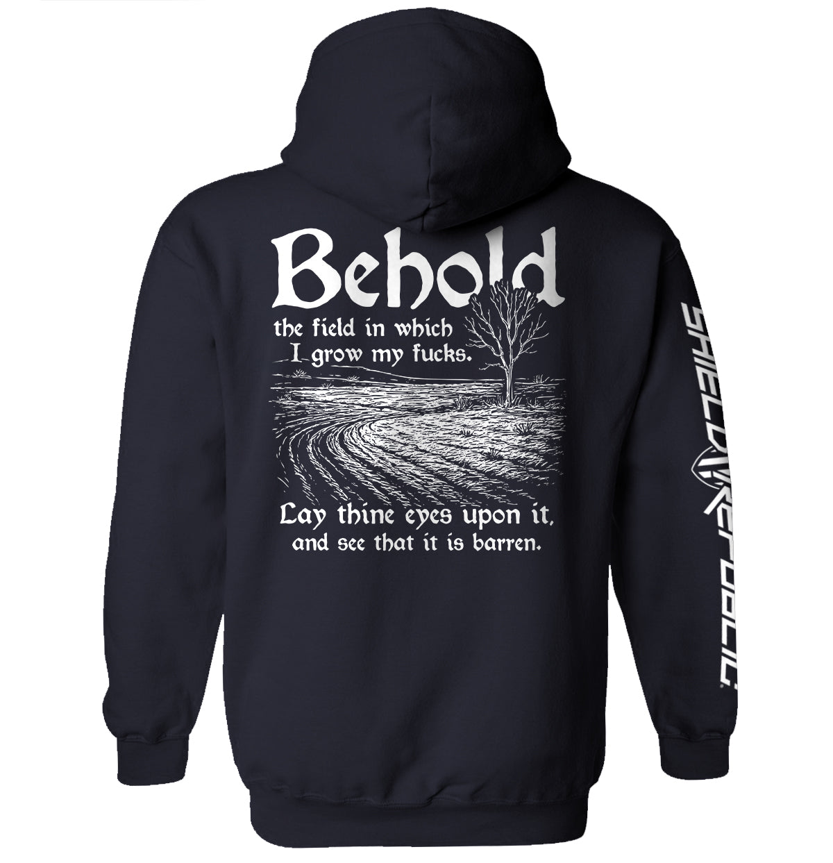 Behold the field in which I grow my Fs - hoodie | Relic & Reel