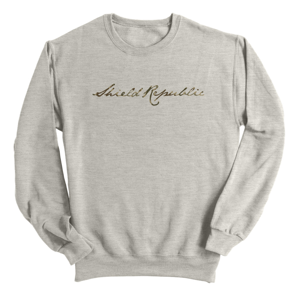 Shield Republic Duck Camo Script sweatshirt - Relic & Reel